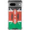 Kenya Flag Distressed Google Pixel 8a Clear Case